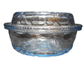 Libbey Orchard Light Blue 3 Quart Covered Dome Lid Casserole