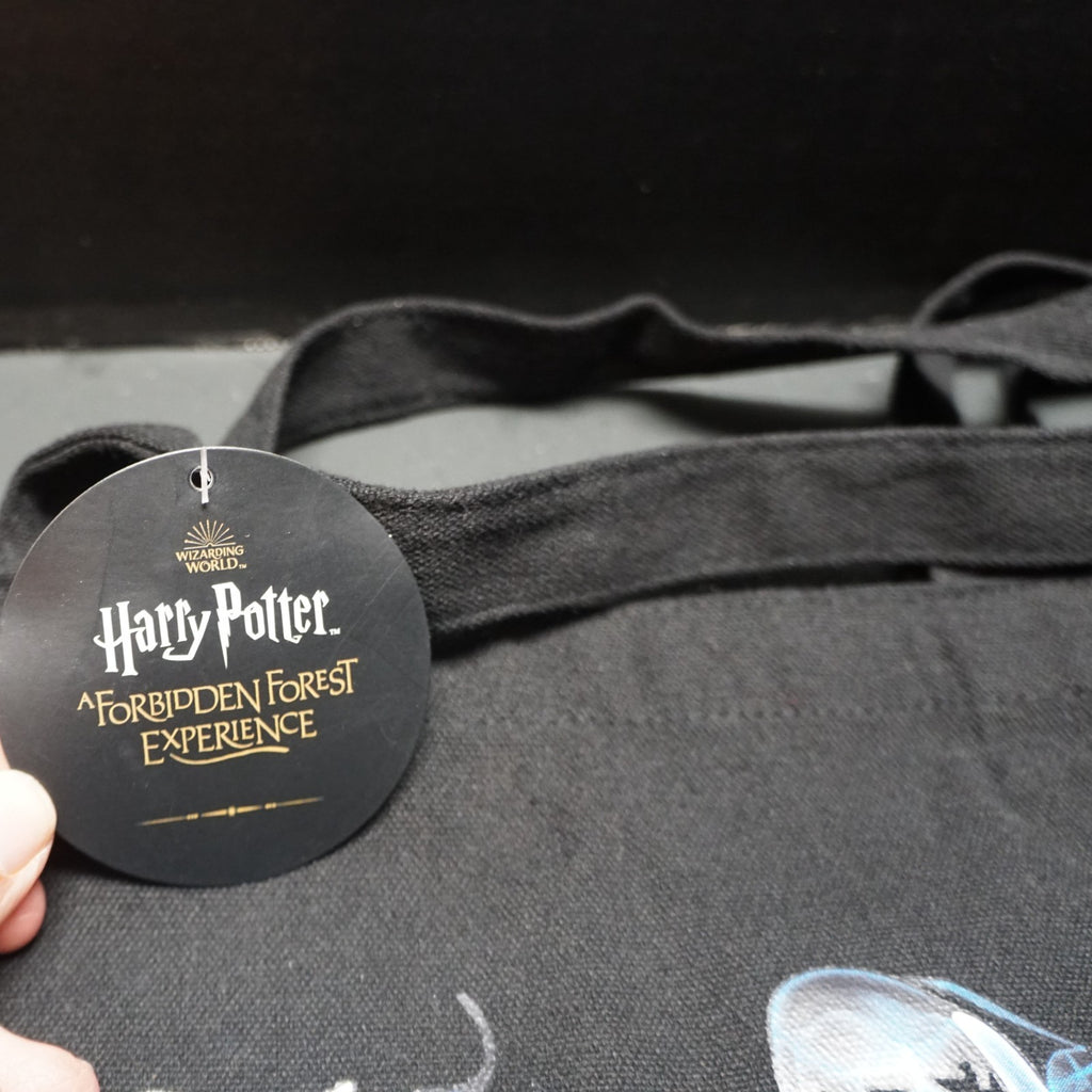 Wizarding World Harry Potter A Forbidden Forest Experience Black Canvas Tote Bag