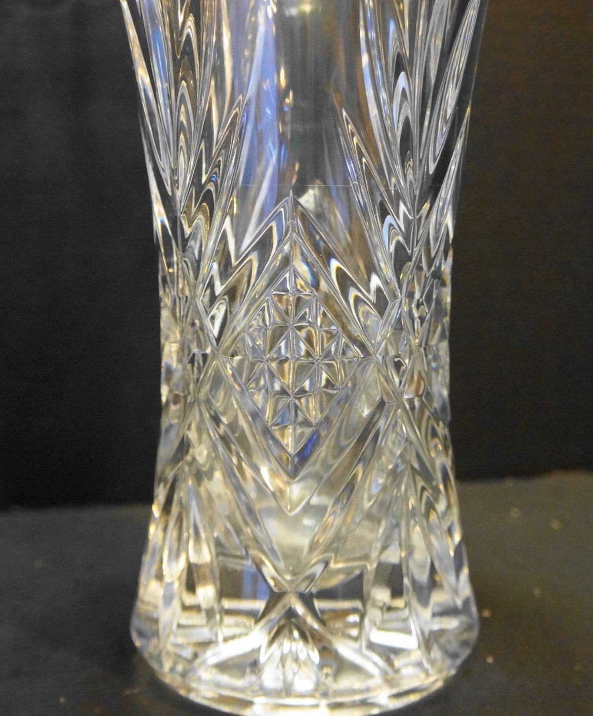 Cristal d'Arques Durand Masquerade 11 IN Huge Flared Vase