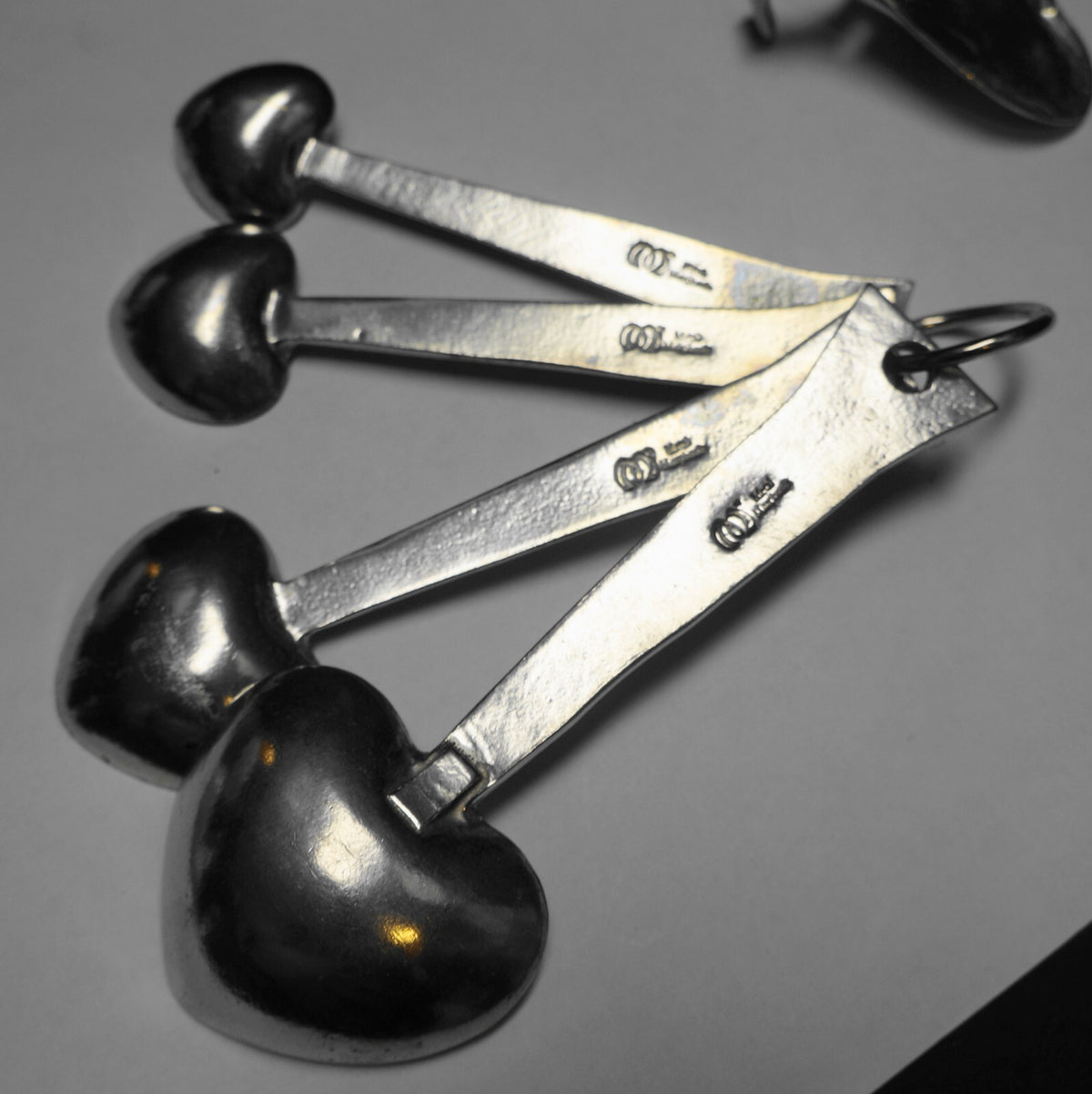 Metal Morphosis Heart of the Home Pewter Measuring Spoons Set