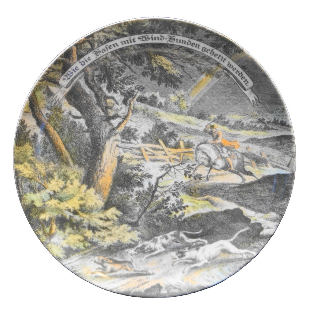Kaiser Hunting Scene Plate 7 3/4 IN