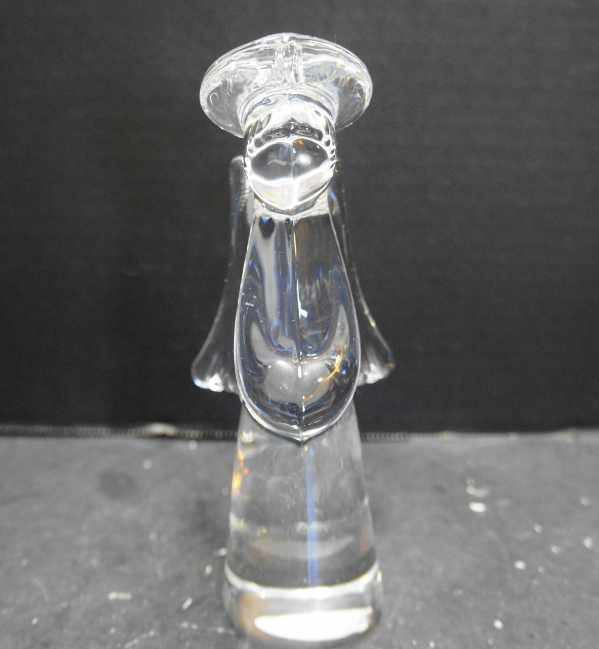 Toscany Lead Crystal Angel Figurine 7 IN Japan