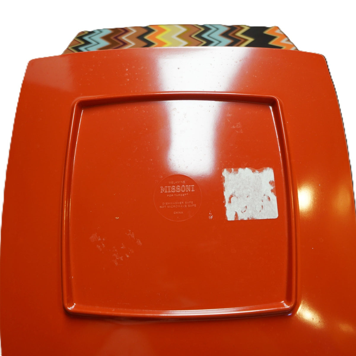 Missoni for Target ZigZag Melamine Square Dinner Plates Set of 12