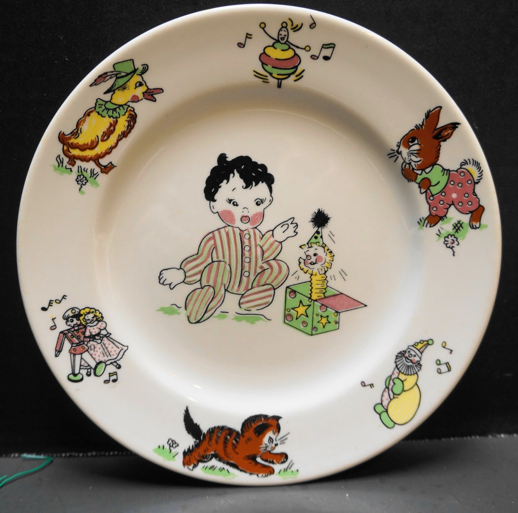 Mayer Toyland Restaurant Ware Child's Plate 8 IN