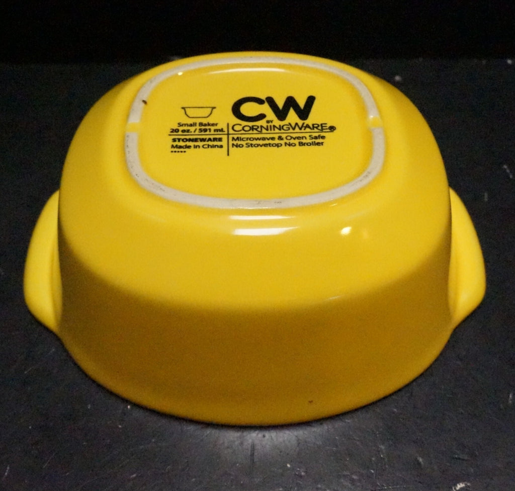 CW by Corningware Small Baker 20 OZ Yellow Glaze