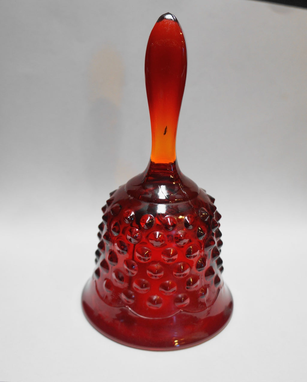 Fenton Ruby Red Hobnail Bell Unsigned