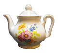 Porcelain Floral Teapot Japan Small