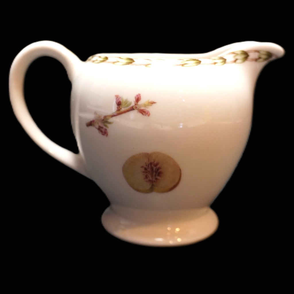 Queen's Hooker Fruit Creamer Peaches Fine China India