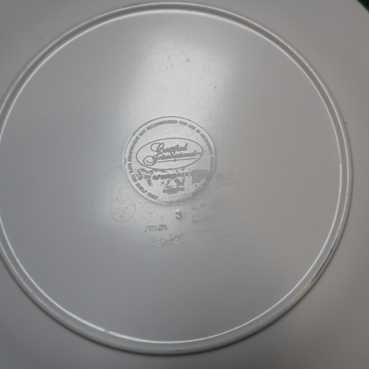 Certified International Flamingo Melamine Square Plates Pair 8 1/4 IN