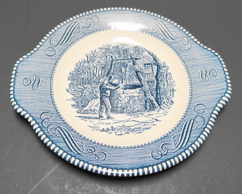 Royal China Currier & Ives Gravy Tab Handle Underplate Only