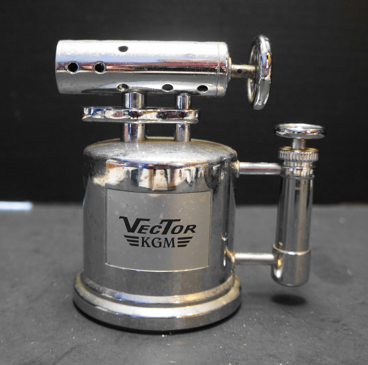Vector KGM Megapump Cigar Lighter Chrome Finish Used