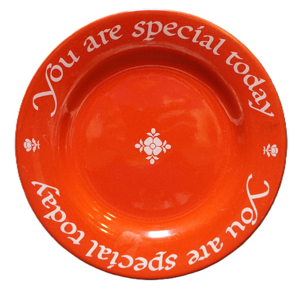 Waechtersbach Red You Are Special Today Ceramic Plate 1979