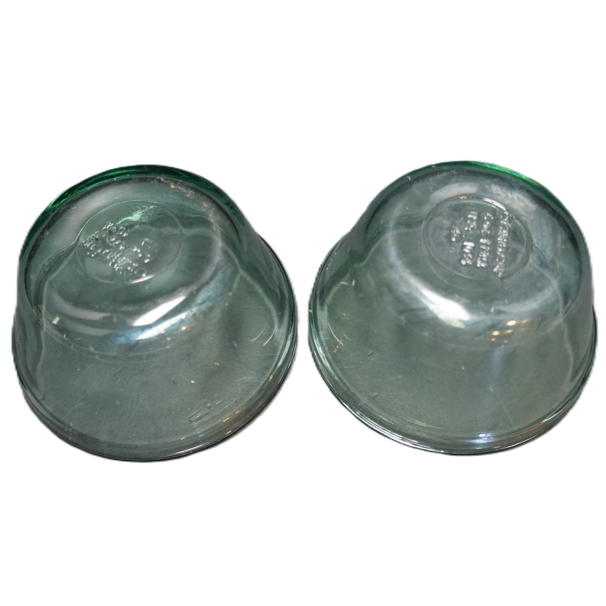 Anchor Hocking Oven Basics Green Custard Cups Pair