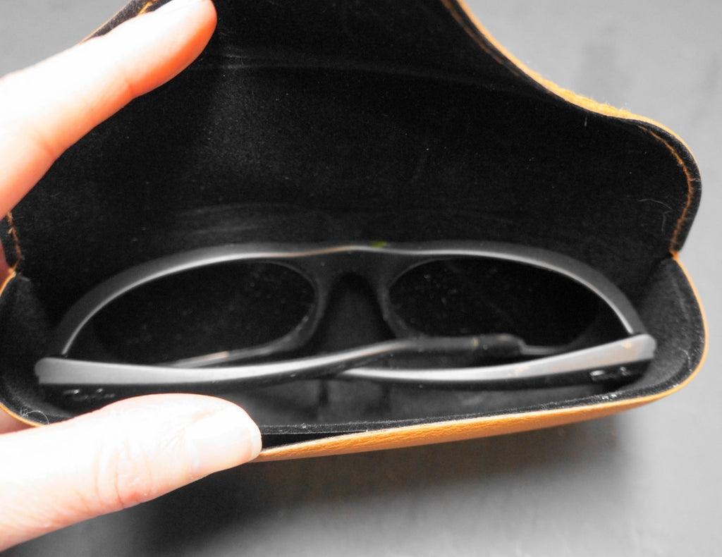 Ray-Ban Daddy-O Sunglasses Black Rubber Frames With Case Made in Italy