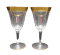 Tiffin Rambler Rose Water Goblets Pair 6 1/2"