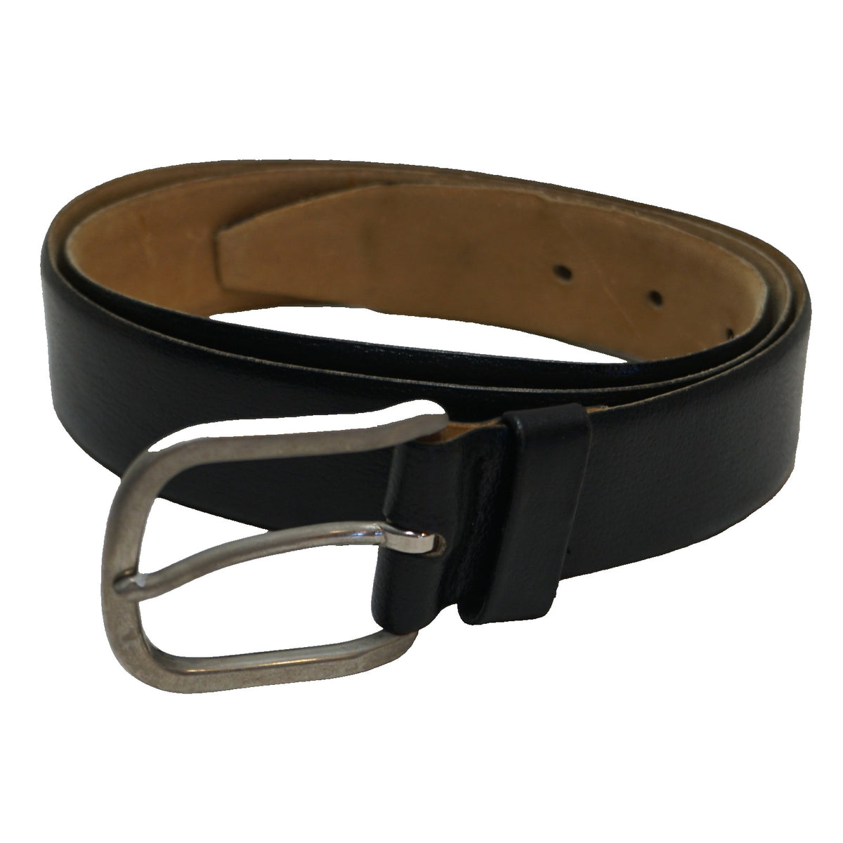 Harness House Black Leather Split Steerhide Men's Belt Made in Uruguay Size 40