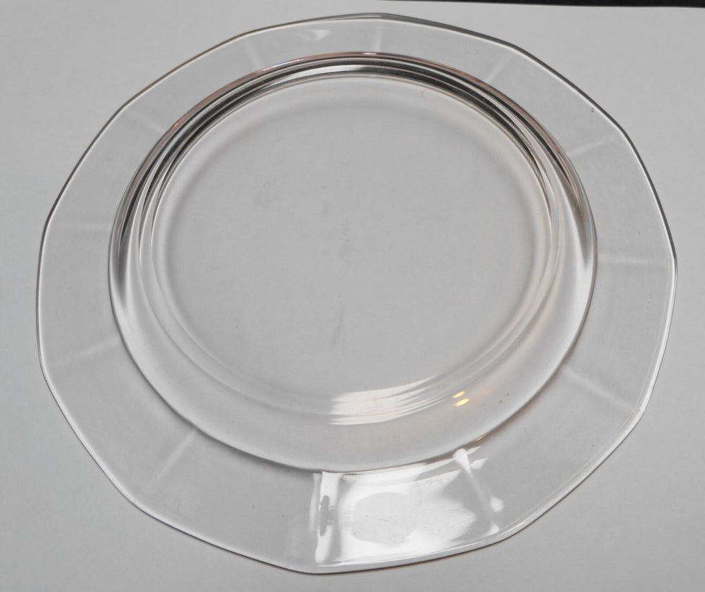 Depression Dodecagon 12 Side Pink Salad Plates Set of 3 7 3/8"