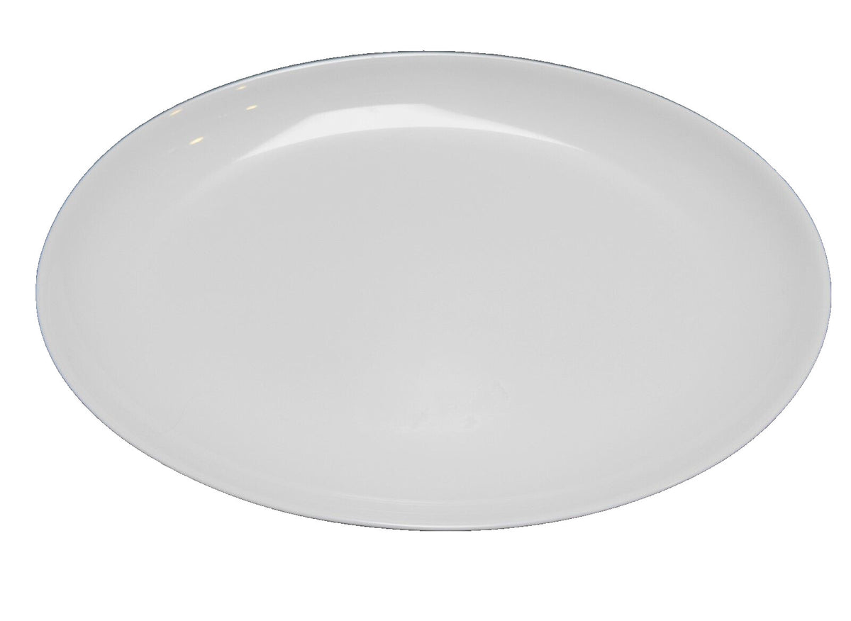 Luminarc Diwali Oval Platter 13" Cristal D'Arques Durand France White Milk Glass
