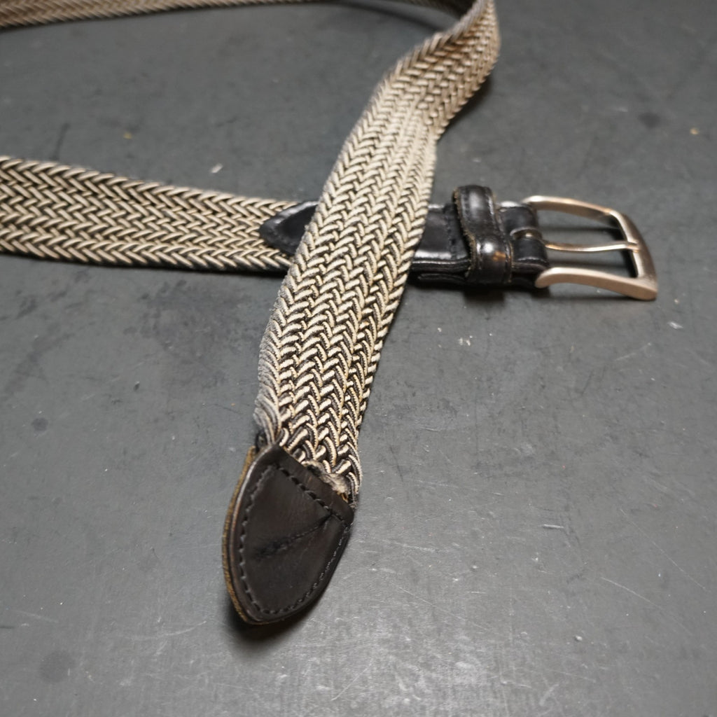 Dockers Stretch Woven Belt Black Cream Size 36