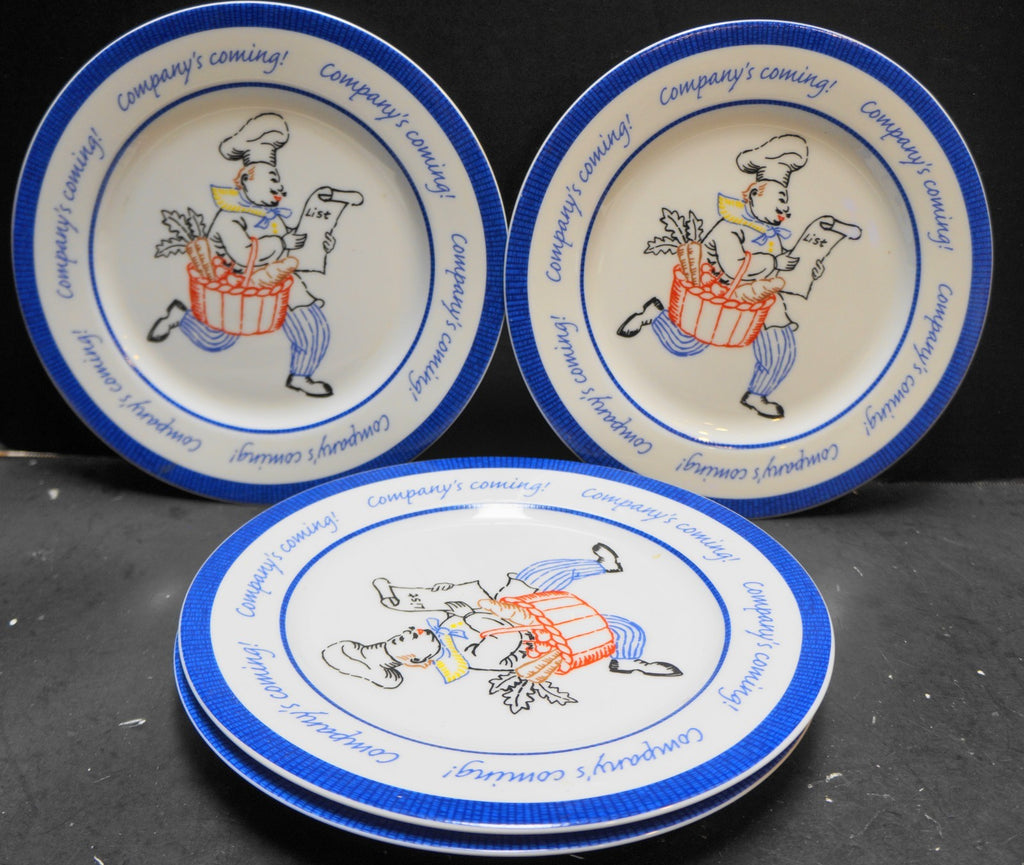 The Cellar Chef Company's Coming Salad Luncheon Plates Set of 4