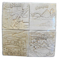 Shayne McCarter Scenes of Memphis Coasters Set of 4 Mississippi Clay New