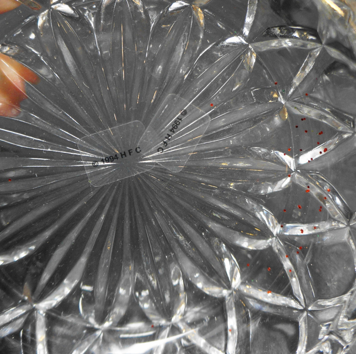 Crystal Hershey's Kiss Candy Dish HFC 1994