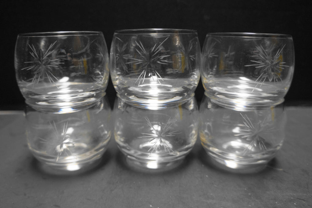 Susquehanna Six Point Star Roly Poly Glasses Set of 6