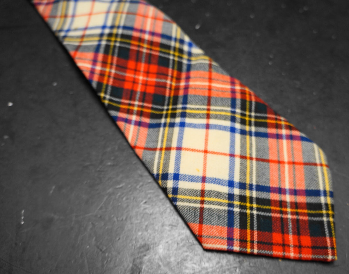 Watson Brothers Viyella Wool Plaid Tartan Necktie