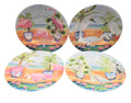 American Atelier Marsh Birds Salad Plates Set of 4 Different Designs
