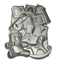 Baby Alphabet Blocks Diaper Pin Teddy Bear Bottle Pewter Light Switch Plate
