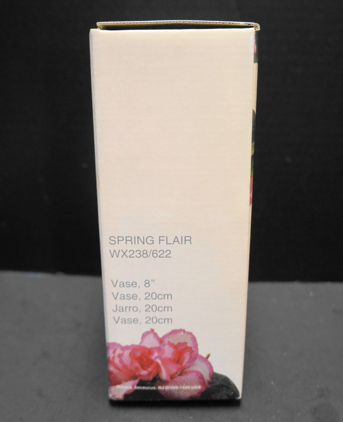 Mikasa Spring Flair Lead Crystal 8" Vase With Box