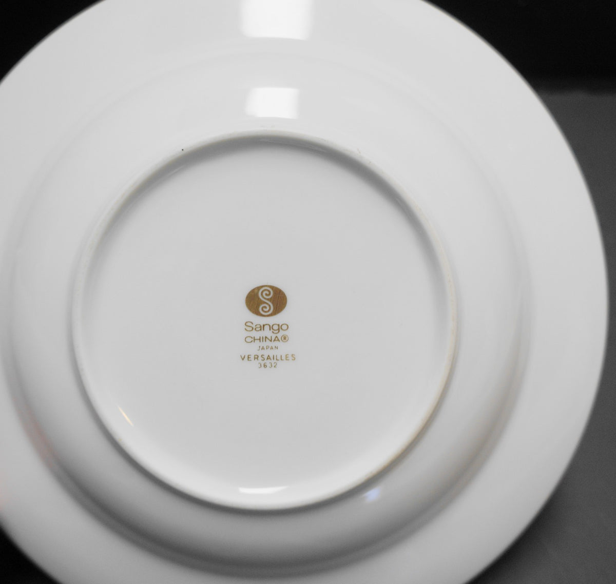 Sango Versailles Rimmed Soup Bowls Pair