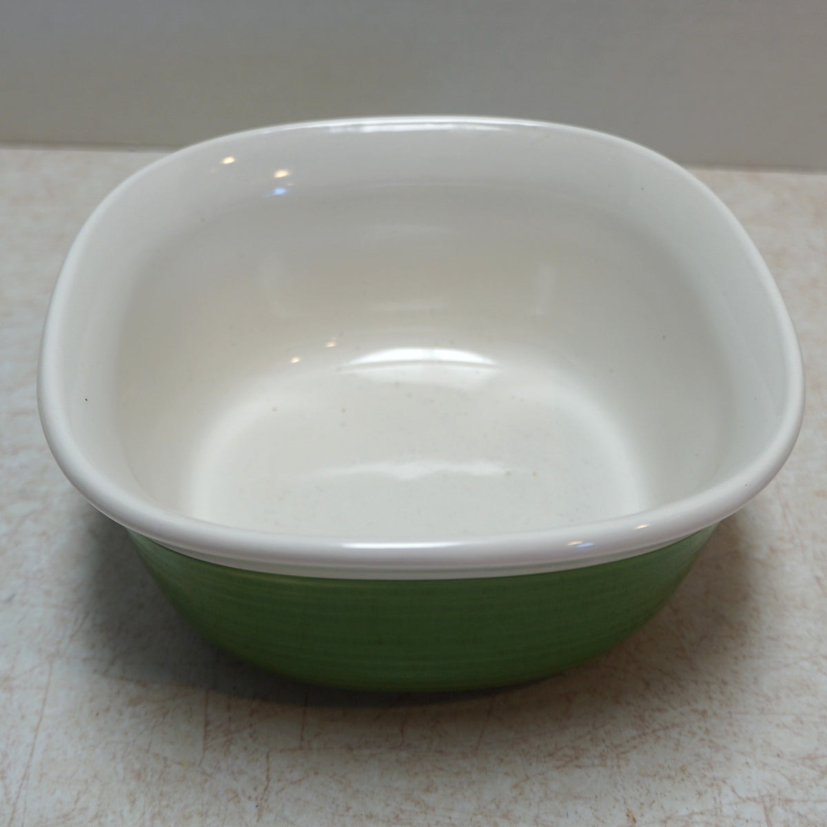 Corning Corelle Etch Grass Green Small Square Baker 20 oz