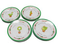 Godinger Festive Collection Twelve Days of Christmas Dessert Plates Set in Box