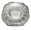 Federal Glass Columbia Clear Depression Lunch Plates Set of 8