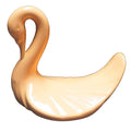 Peach Ceramic Swan Hand Towel Holder Bathroom Decor 1980s