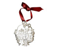 Longaberger Pewter Cookie Basket Ornament Charm 1985 1995