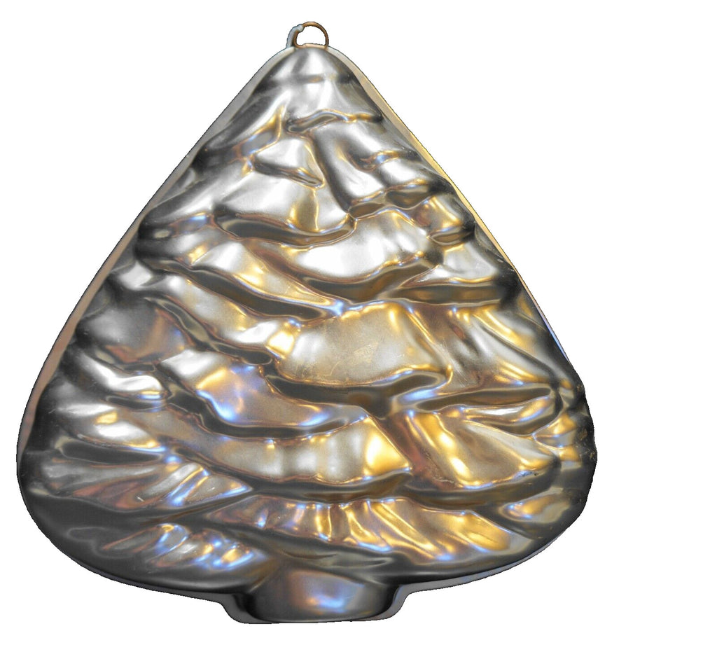 Vintage Pink Aluminum Christmas Tree Pan Mold
