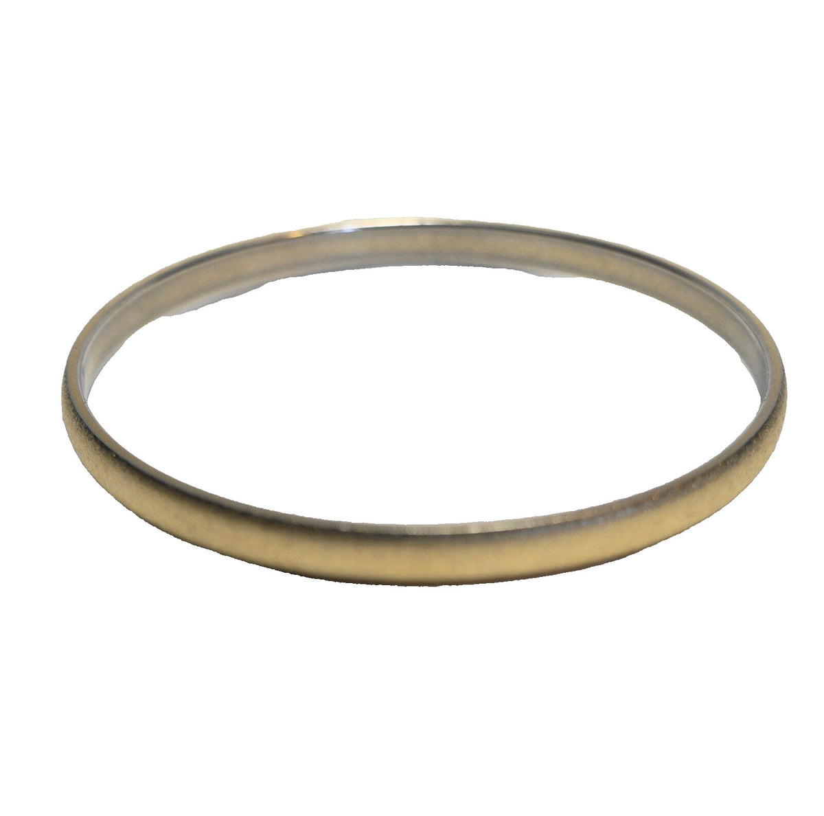 Monet Brushed Gold Tone Narrow Bangle Bracelet