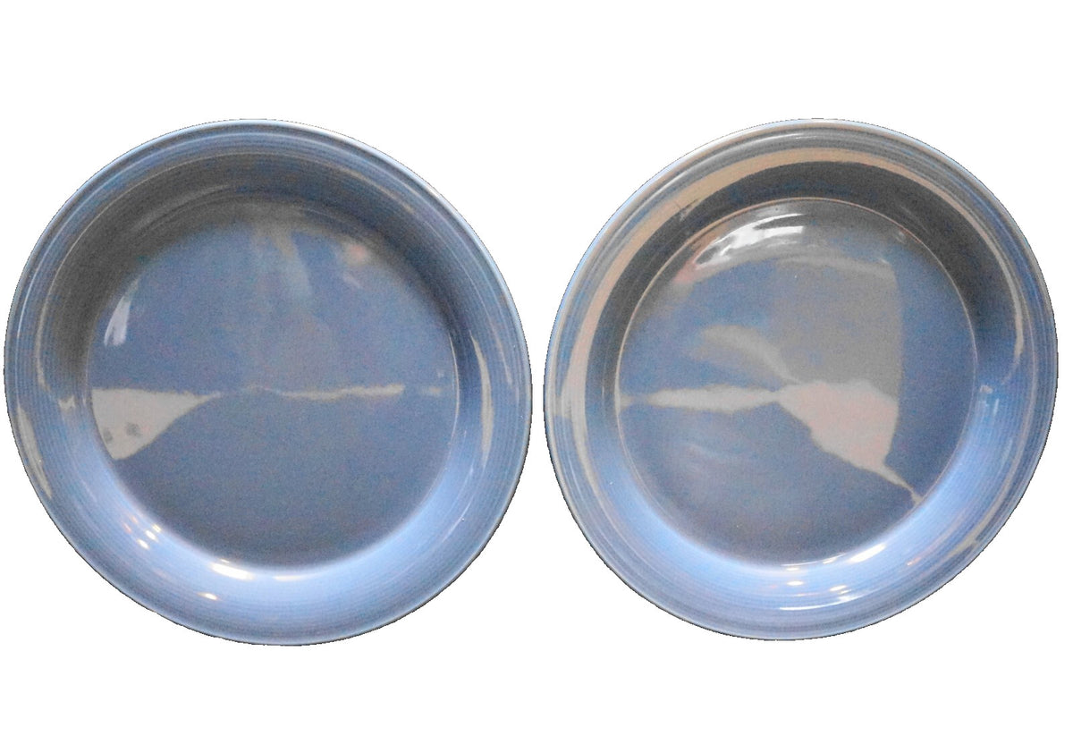 Nancy Calhoun Solid Sky Blue Dinner Plates Pair