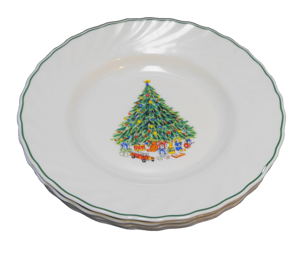 House of Salem Noel Porcelle Rimmed Soup Bowls Set of 4