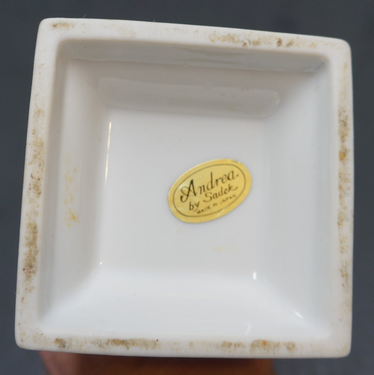 Andrea by Sadek Porcelain Fruit Decorated Candle Stick