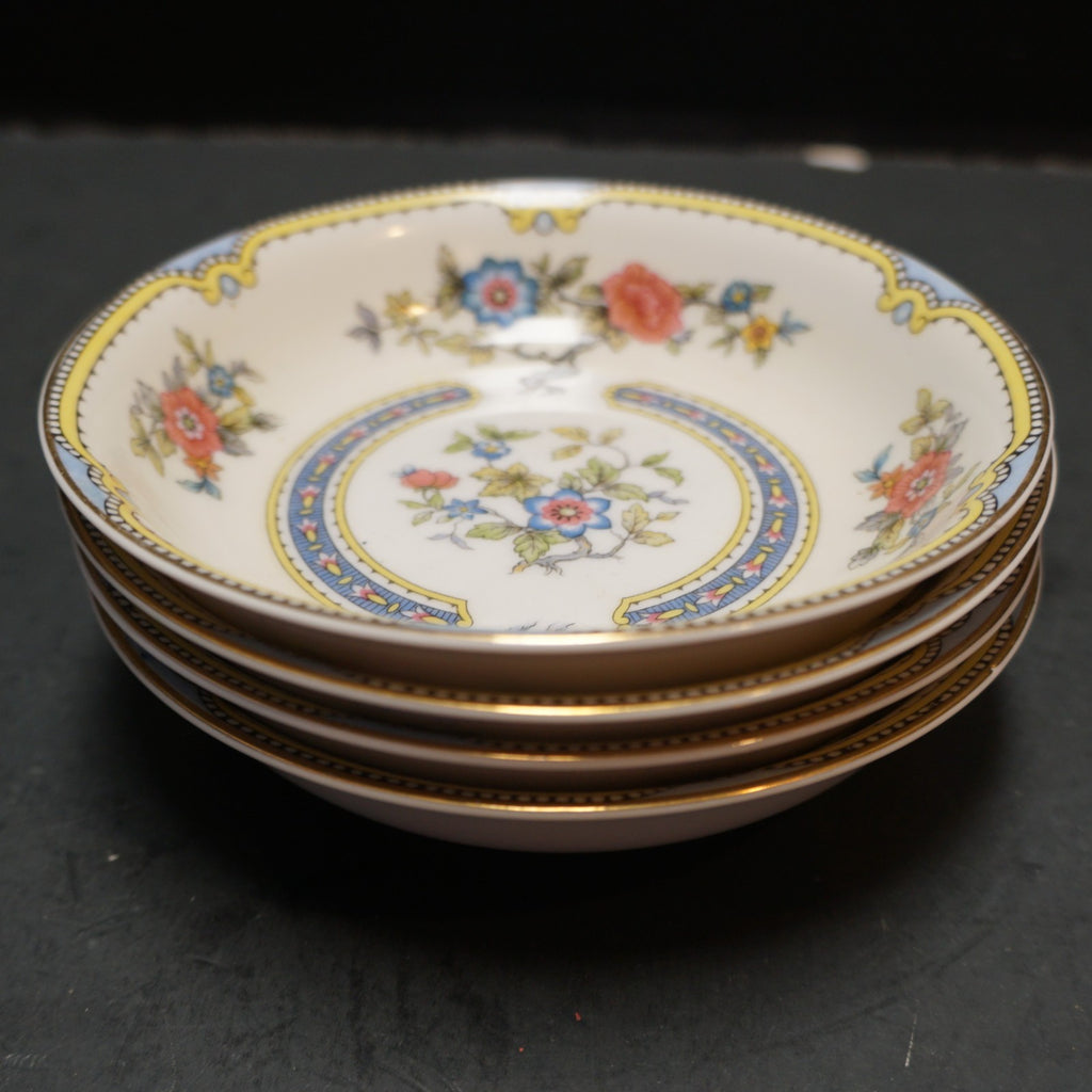 Noritake Mayflower 1930s Fruit Dessert Sauce Bowls Set of 4