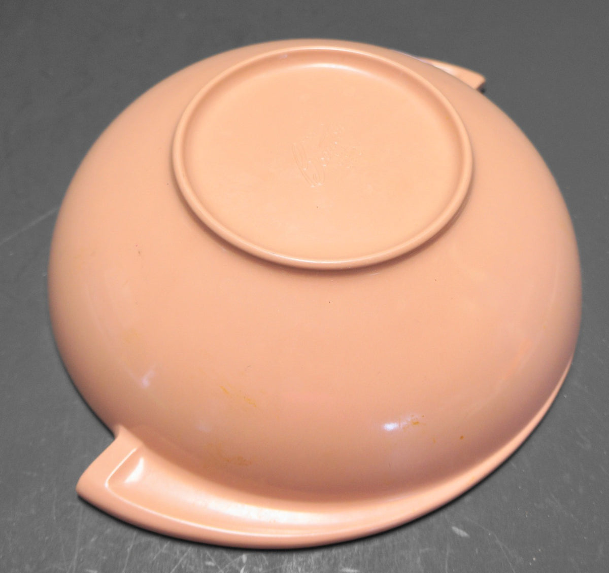 Boonton Mauve Wing Divided Round Serving Bowl Melamine