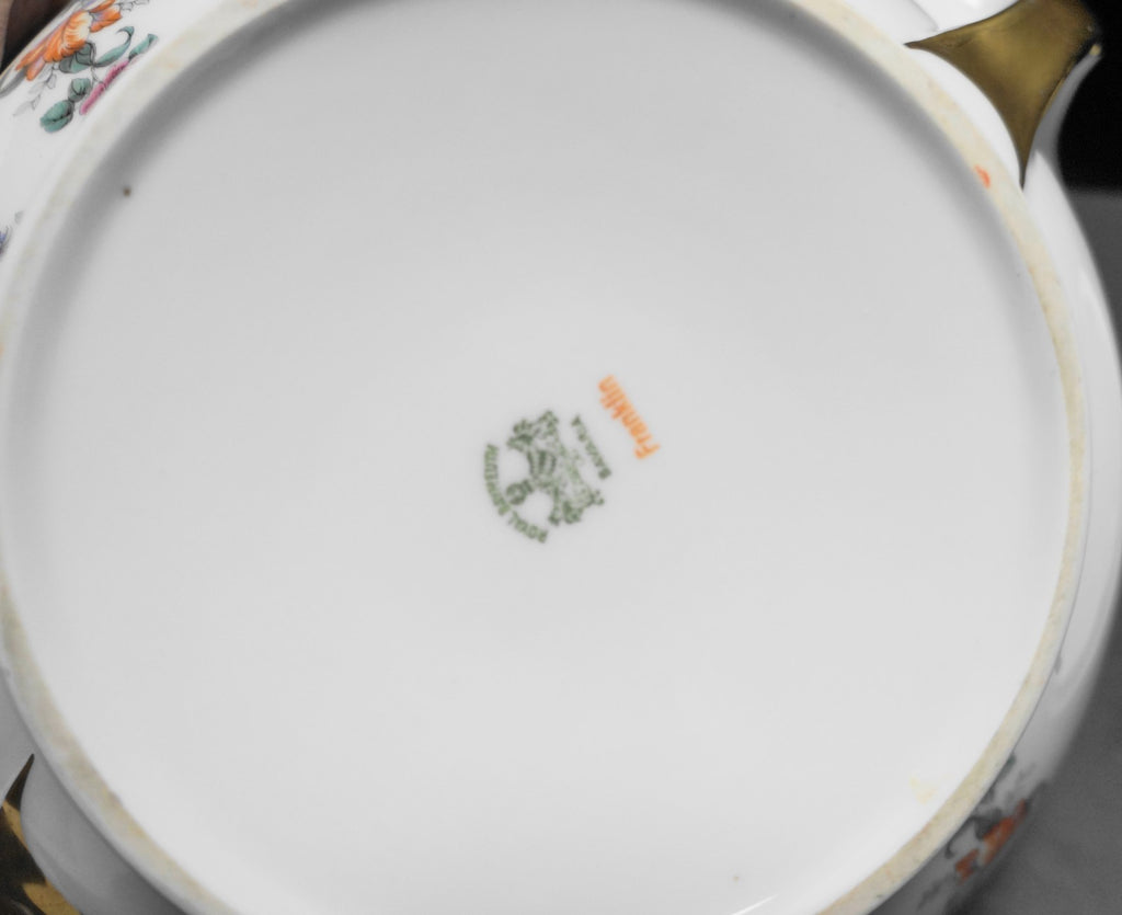 Royal Bayreuth Bavaria Franklin Covered Vegetable Dish Round