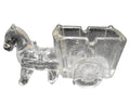 Jeannette Glass Clear Pressed Horse Donkey Cart Small Candy Dish