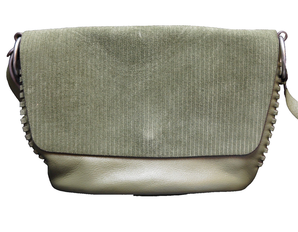 Treasure & Bond Avery Crossbody Purse Olive Green Leather
