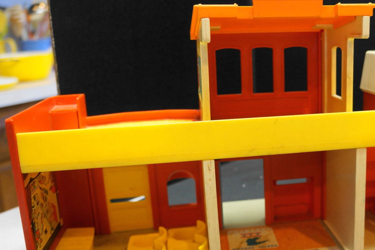 Fisher Price Main Street Village 1973 #997 Buildings Only