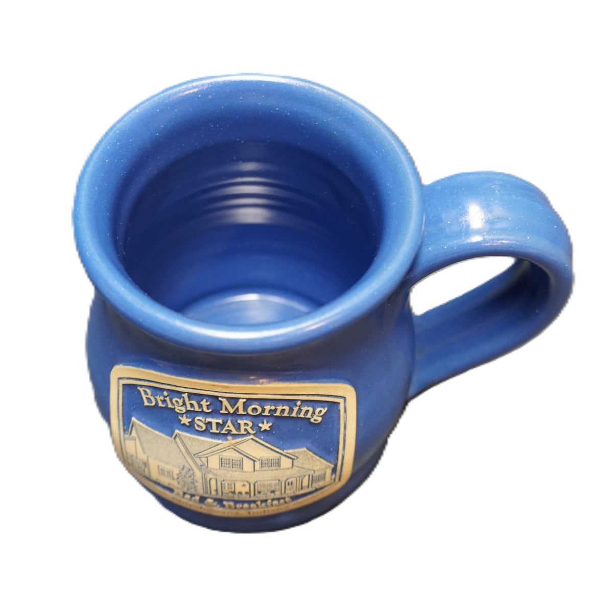 Deneen Pottery Bright Morning Star Bed & Breakfast Mug Blue Glaze