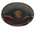 US Congress House of Representatives Smoky Glass Bent Oval Plate Charles Halleck